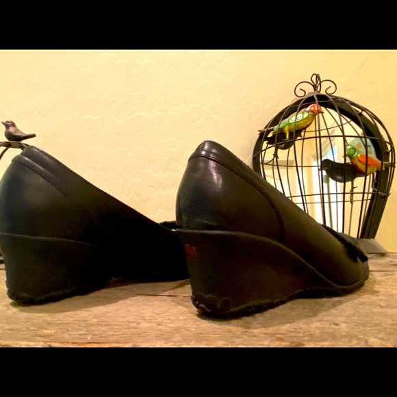 Merrell black wedge Mary Jane pumps - Picture 4 of 6